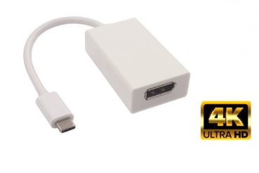 DINIC Adapter USB 3.1 Typ C Stecker/DisplayPort Buchse 4k bei 60Hz